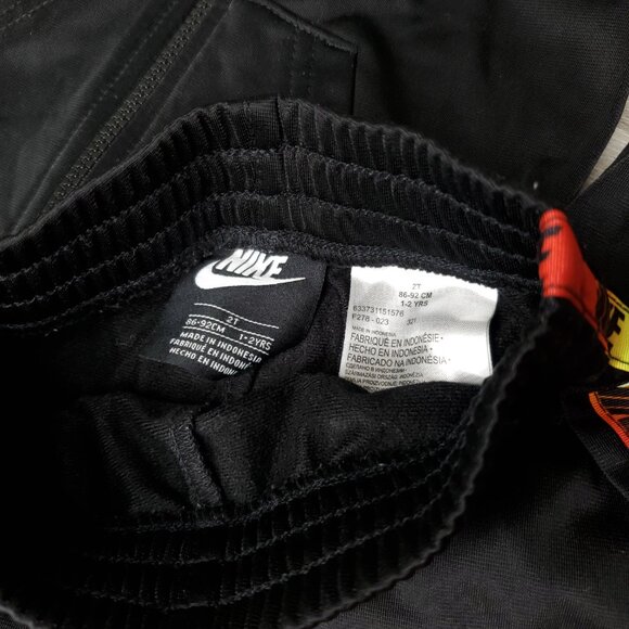 Nike Baby Boys Logo Taping Full Zip Jacket & Jogger Pant Tricot 2 Piece Set 2T - Picture 3 of 7